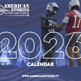American Stories 2026 Printed Wall Calendar
